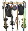 Ski Rack - Vertical Wooden 4 pairs