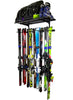Ski Rack - Vertical 10 pairs or 12 pairs + Shelf