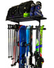 Ski Rack - Vertical 10 pairs or 12 pairs + Shelf