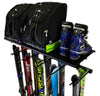 Ski Rack - Vertical 10 pairs or 12 pairs + Shelf