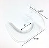Surfboard Wall Rack VERTICAL - Clear Mount Acrylic