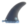 Surfboard Fin Longboard Classic Fibreglass - Coloured 7.5