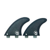 Surfboard Fins M Quad Dual Tab - HEXCORE