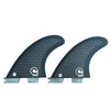 Surfboard Fins L Quad Dual Tab