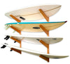 Surfboard Wall Rack - Wooden Quad by Spire