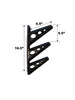 Skateboard Rack - Horizontal x3
