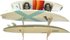 Surfboard Wall Rack - Quad Wooden Birch