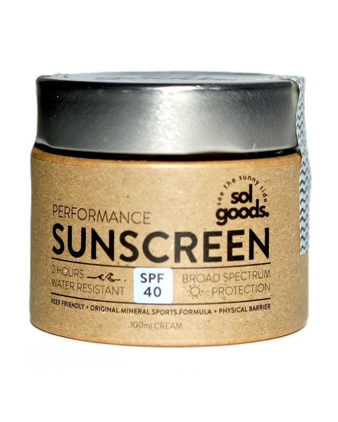 Sunscreen SPF40+ Mineral 100ml SOL