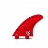 Surfboard Fins MF Medium - Dual Tab  Thruster - HEXCORE