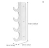 Fishing Wall Rack - 4 Rod Holder Acrylic [pair]