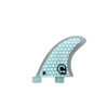 Surfboard Fins Side Bites GL Fibreglass COLOURED HEXCORE - Dual Tab
