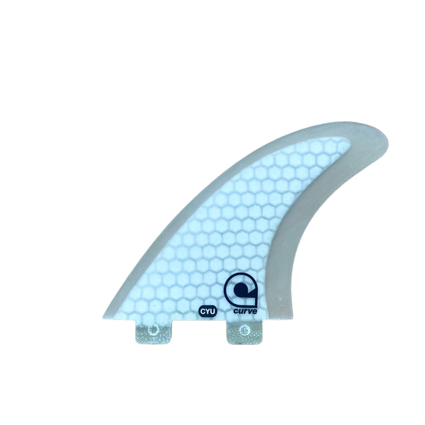 Surfboard Fins YU Dual Tab Thruster HEXCORE Curve Surfboard Accessories New Zealand