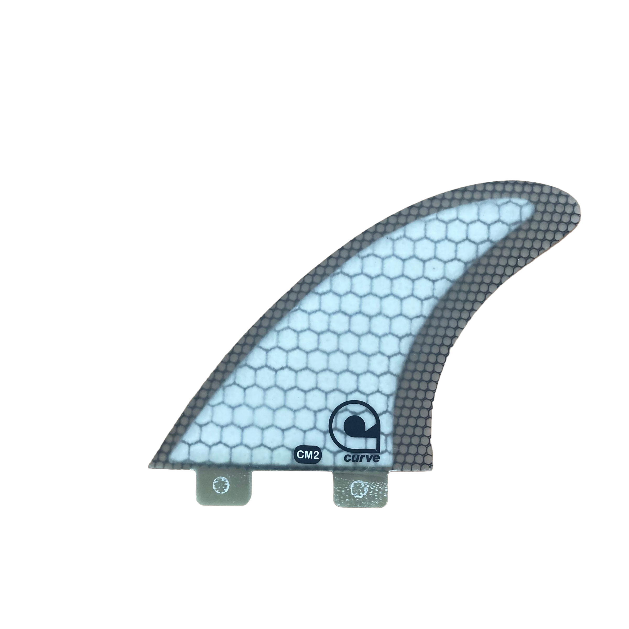 Mesh Fin Surfboard Fins Large CM2 Dual Tab Thruster - CARBON MESH | Curve ...