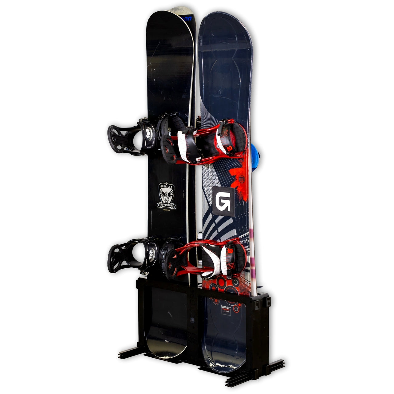 Snowboard Rack - Freestanding Vertical 4 Snowboard Stand Storage NZ ...