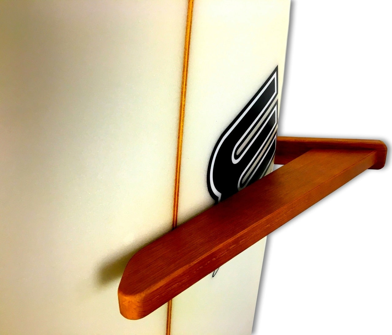 Wooden Vertical Quad Surfboard Wall Rack - 4 surfboard storage rack NZ ...