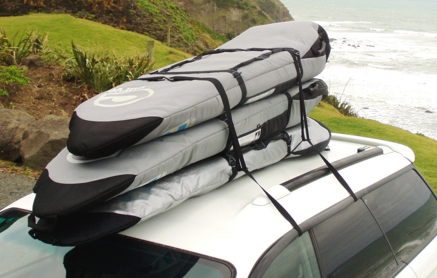 Small Car Surfboard Rack Soft Rack Surfboard NZ Surfboard Car Rack Soft Racks SUP Racks NZ ...