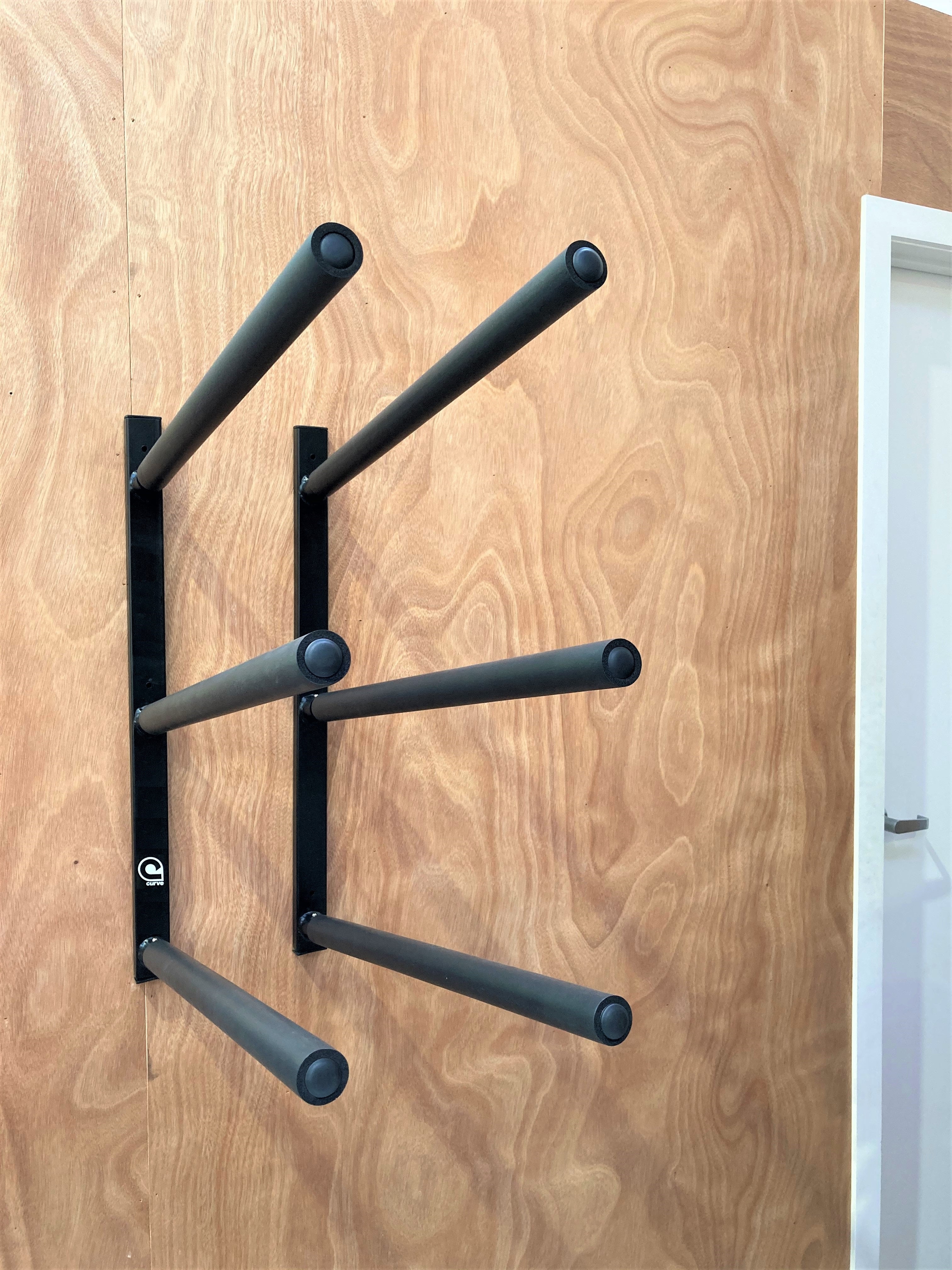 SUP Wall Rack 3 SUP boards NZ Steel Triple SUP Garage Rack by Curve ...