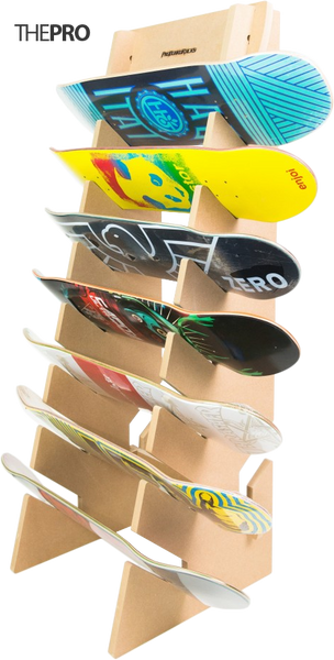 Skateboard Rack - Floor x7 - The Pro