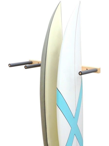 Surfboard Wall Rack VERTICAL - Wooden Triple by Pro Racks