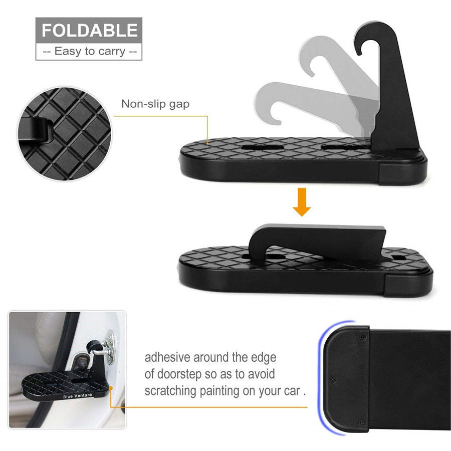 Car Step Car Door Step Ladder for easy Roof Rack Access | Curve Surfboard ...